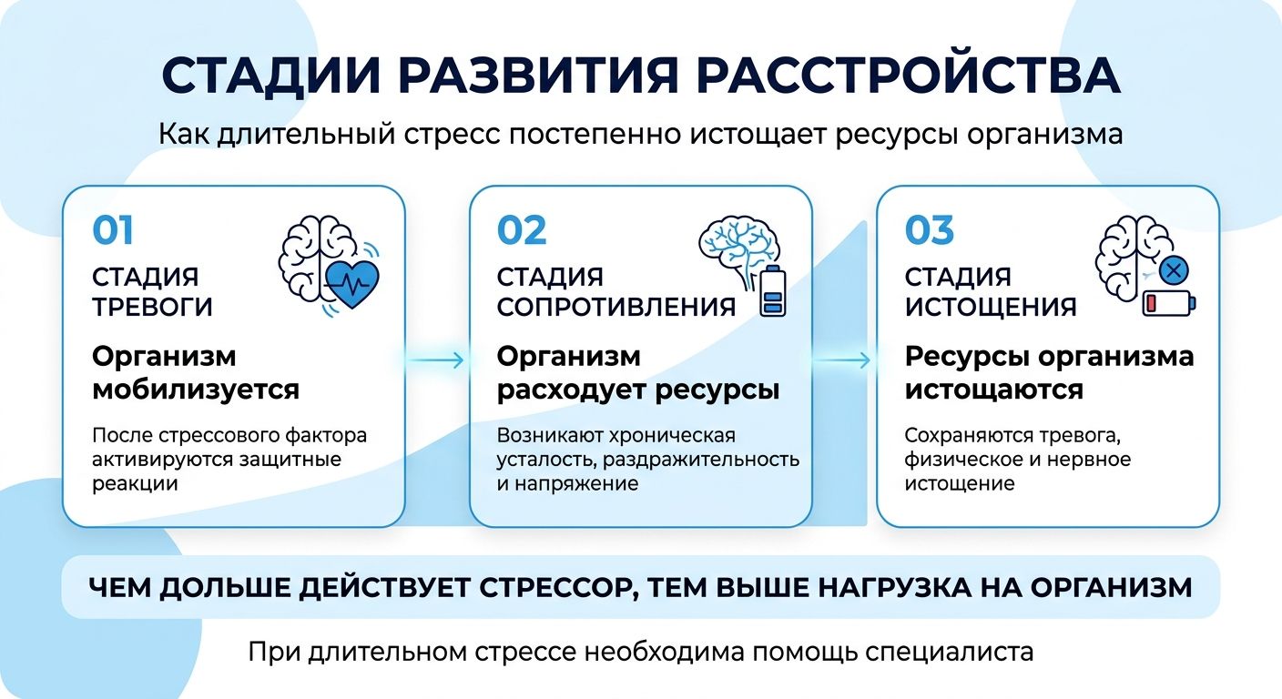 Лечение стресса в Сасово инфографика